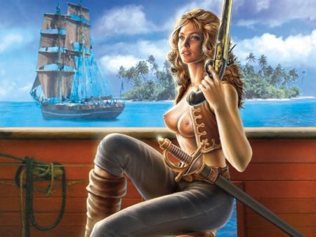 Голые женщины на пиратском корабле