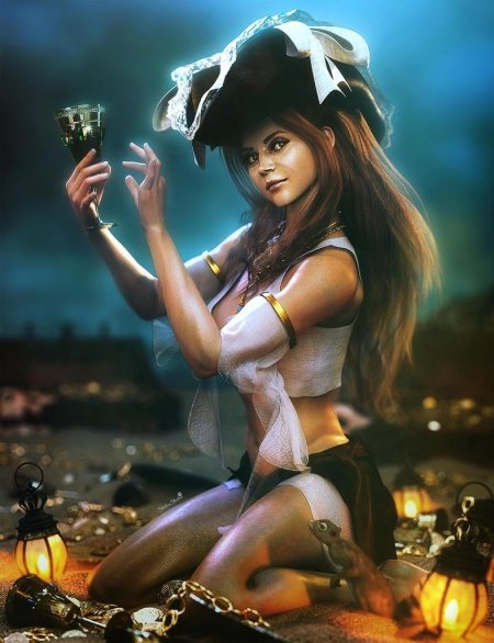 Пиратская девушка