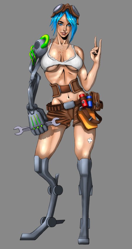 Аниме девушки механики