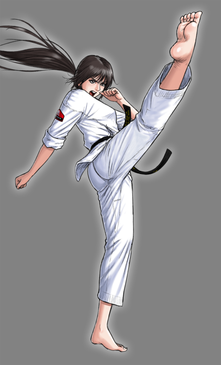 Аниме карате девушка