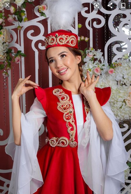 Казахское платье национальное