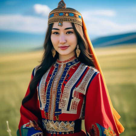 Казахская девушка