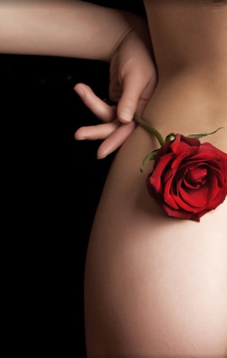 Красивый эротичный цветок