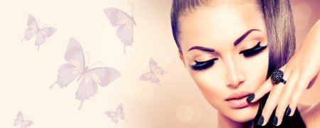 Визитки для салона красоты с ресницами