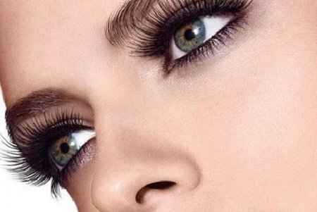 Красивые пышные ресницы