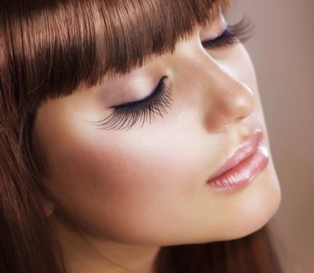 Красивые длинные ресницы