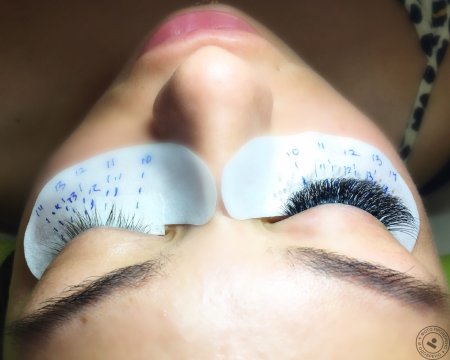 Наращивание ресниц 2д эффект Липецк