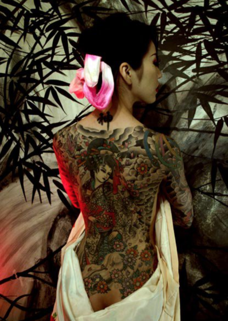 Татуированные японки якудза голые