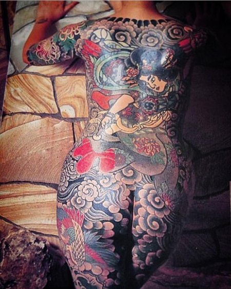 Ирезуми женщины