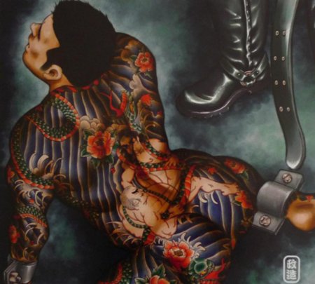 Тату якудза на писюне эро