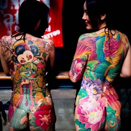 Якудза Татуировки девушки