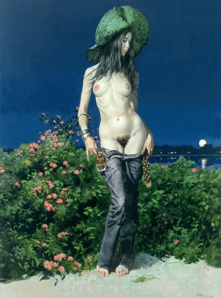 Роберт МАКГИННИС художник картины ню