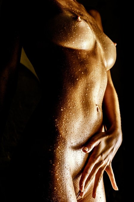 Красивое голое женское тело