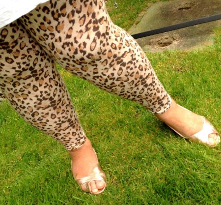 Леопардовые лосины прикол