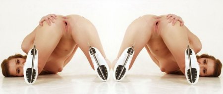 Голые фигуристки без трусиков