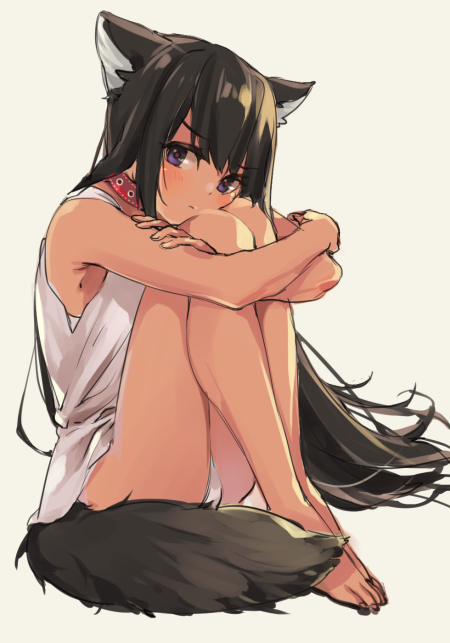 Девушка с кошачьими ушками