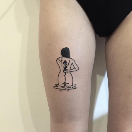 Пиздатая тату маленькая