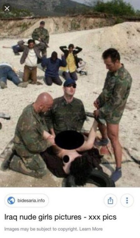 Голые американские военные в Ираке