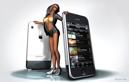 Девушка со смартфоном