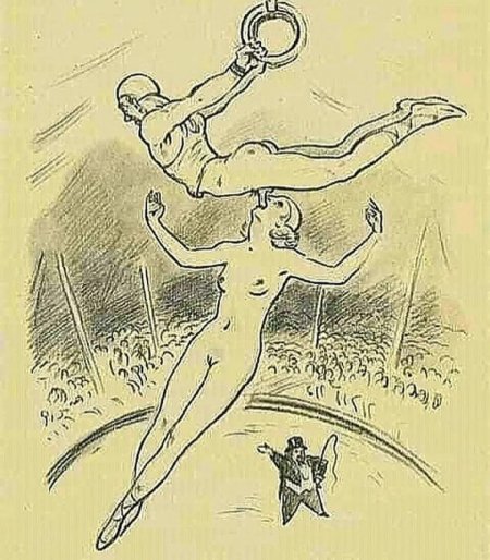 Ретро порнография в цирке