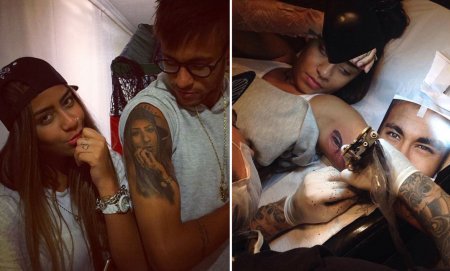 Неймар и его сестра