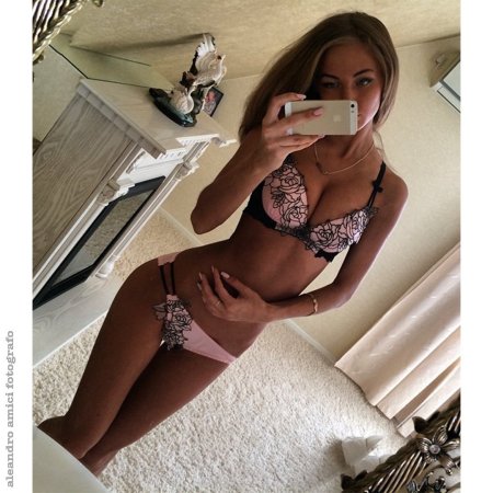 Красивые девушки в Нижнем белье селфи