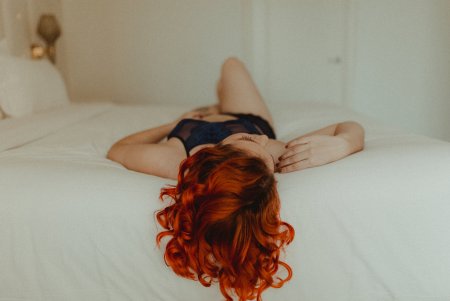 Рыжие волосы Будуар ню