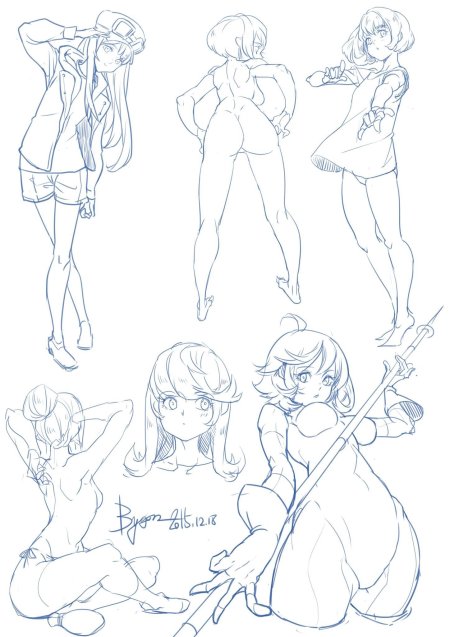 Референс девушка