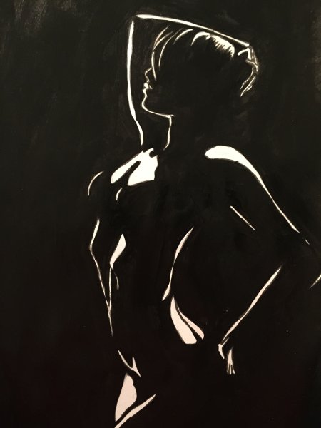 Силуэт в живописи