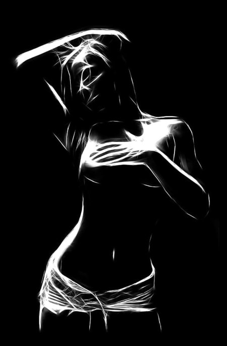 Девушка. Абстракция