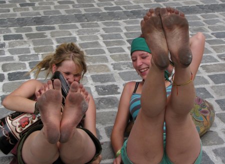 Красивые грязные ножки