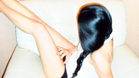 Девушка с хвостом