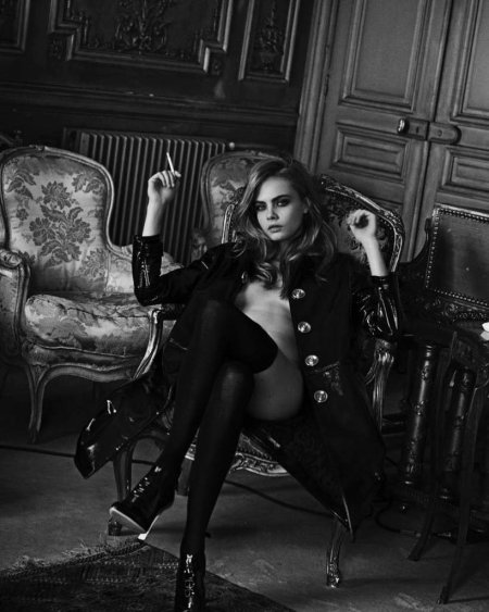 Питер Линдберг Кара Делевинь фото