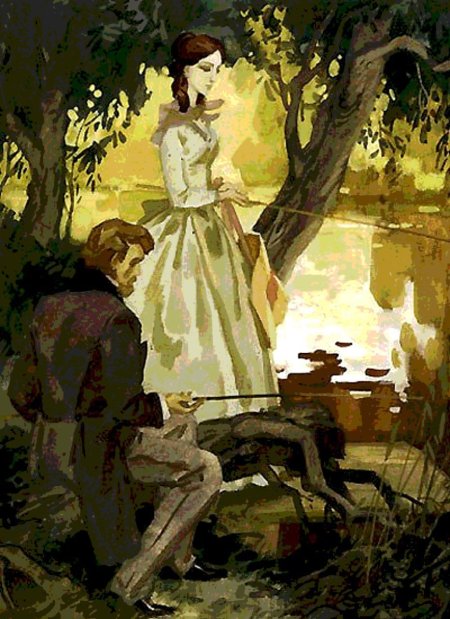 Иллюстрации к повести Тургенева Дворянское гнездо