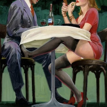 Женщина флиртует