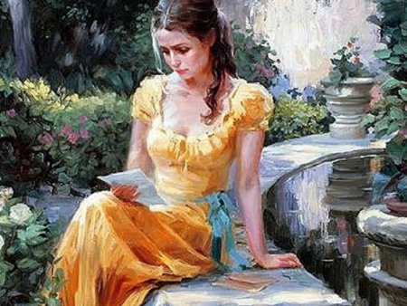 Женщина в кресле картина