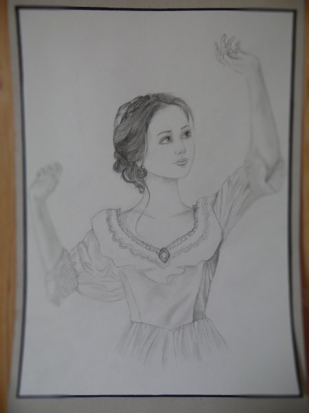 Ася Тургенева рисунок