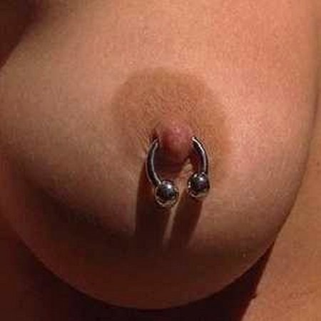 Необычный пирсинг сосков