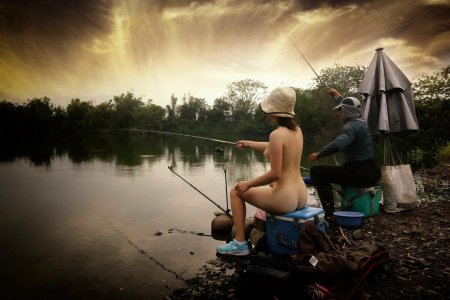 Эротический прикол про рыбалку