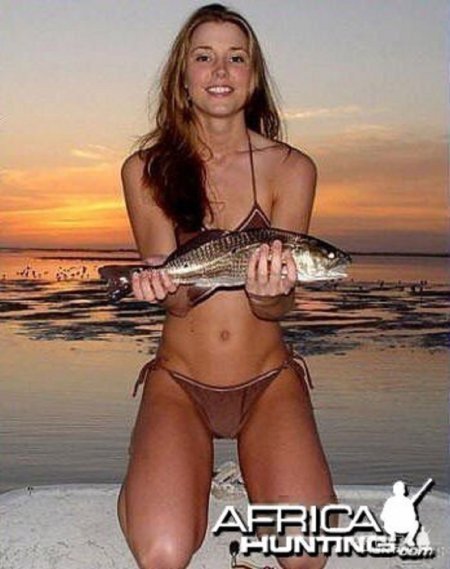 Эротические фото на рыбалке