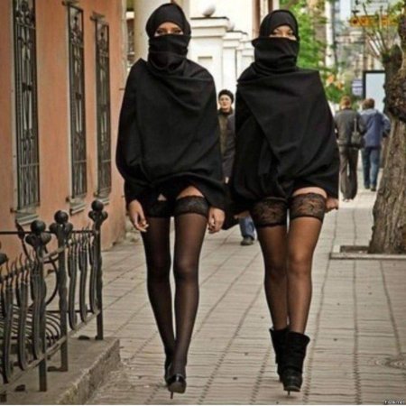 Красивые девушки в никабе