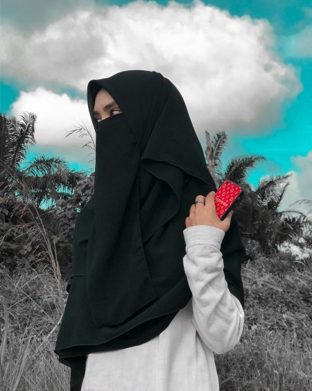 Красивые девушки в никабе