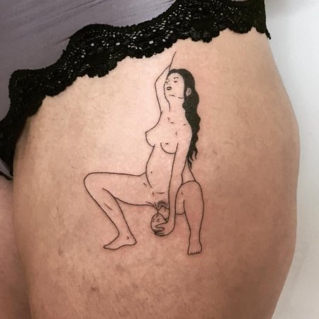 Смешные эротические тату для женщин