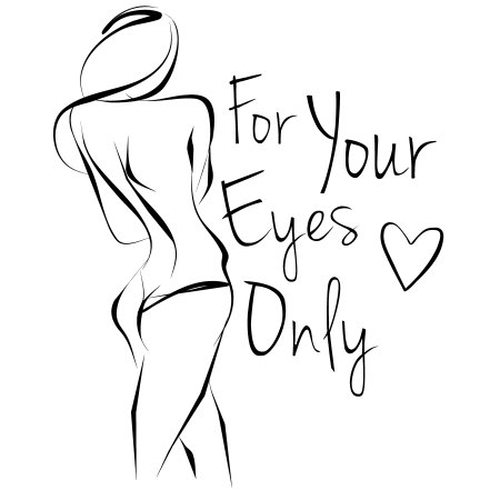 Очертания фигуры девушки