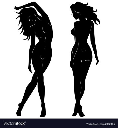 Силуэт женской фигуры