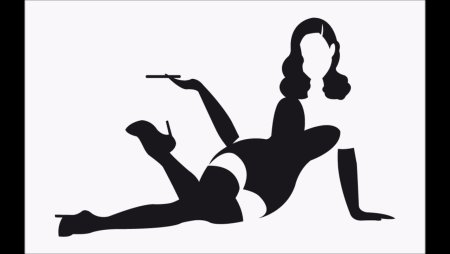 Силуэт девушки