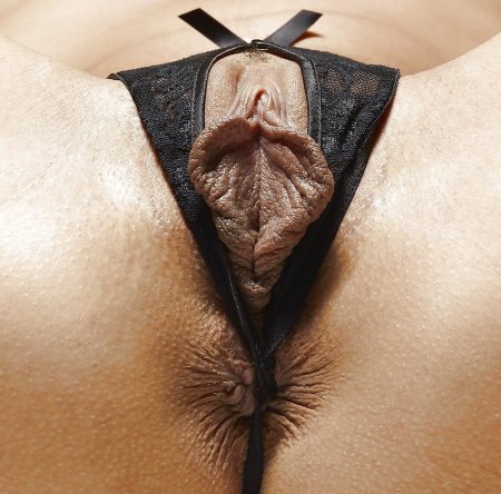 Эротические трусы с дыркой