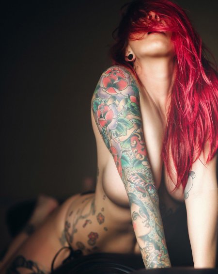 Порноактриса с красными волосами