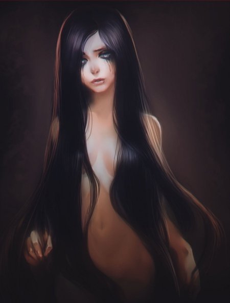 Красивые черноволосые девушки