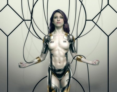 Девушка киборг